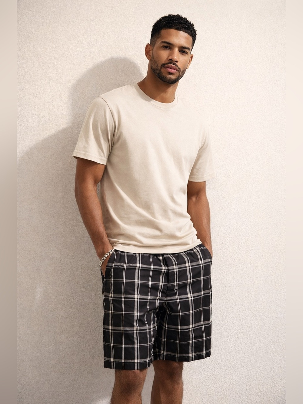 O’Neil Brown Plaid Men’s Shorts 38 Y2K Revival Retro Preppy Americana